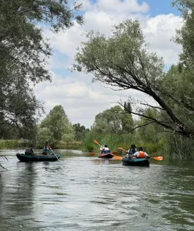 Kayseri’de kano Zamantı Irmağı kano tutkunlarının yeni rotası oldu